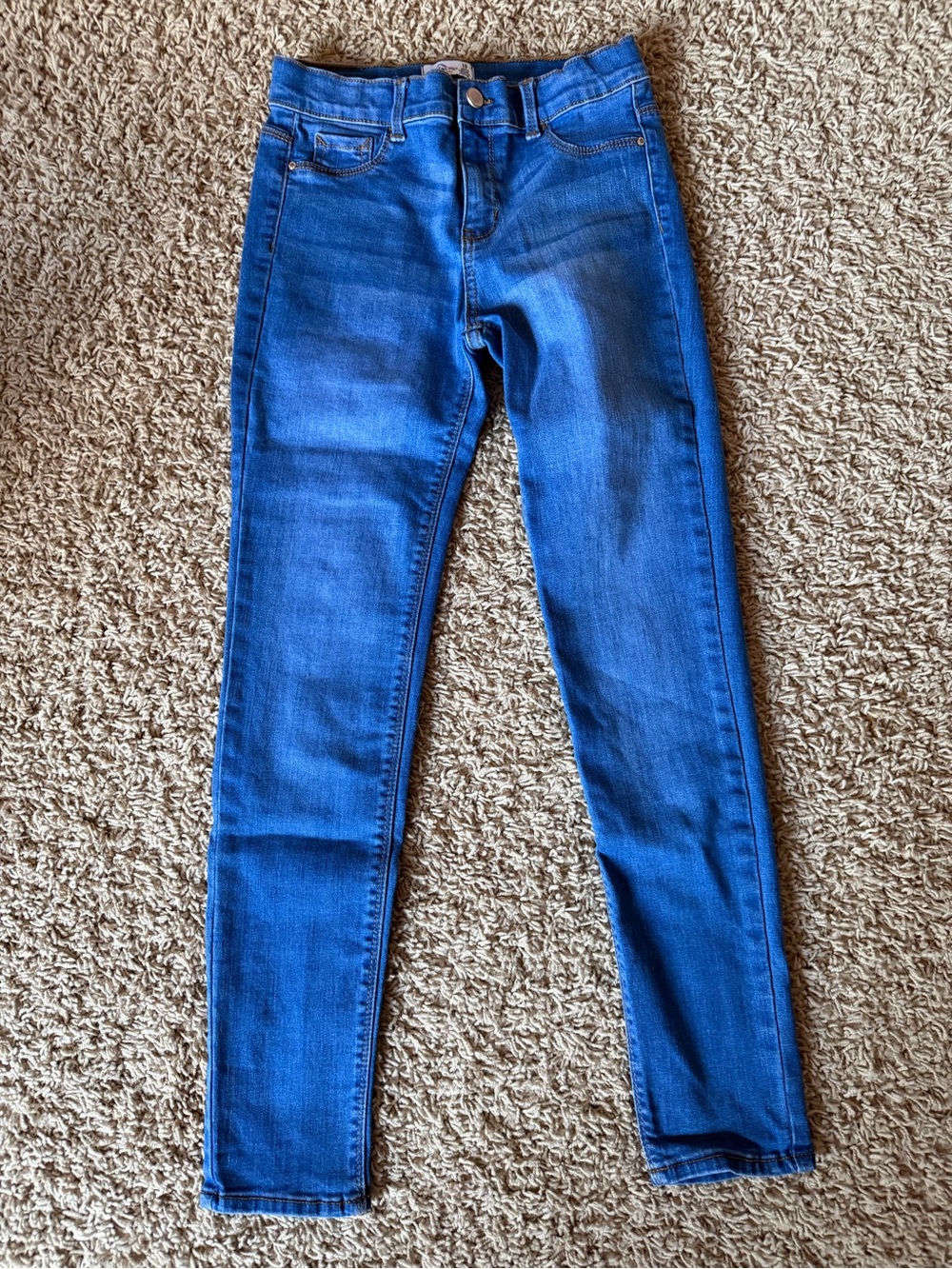 Jordache Super Skinny Jeans Girls Size 18 Womens Small Blue